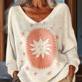 womens-abstract-sun-painting-art-print-casual-pullover-sweater-kuzx