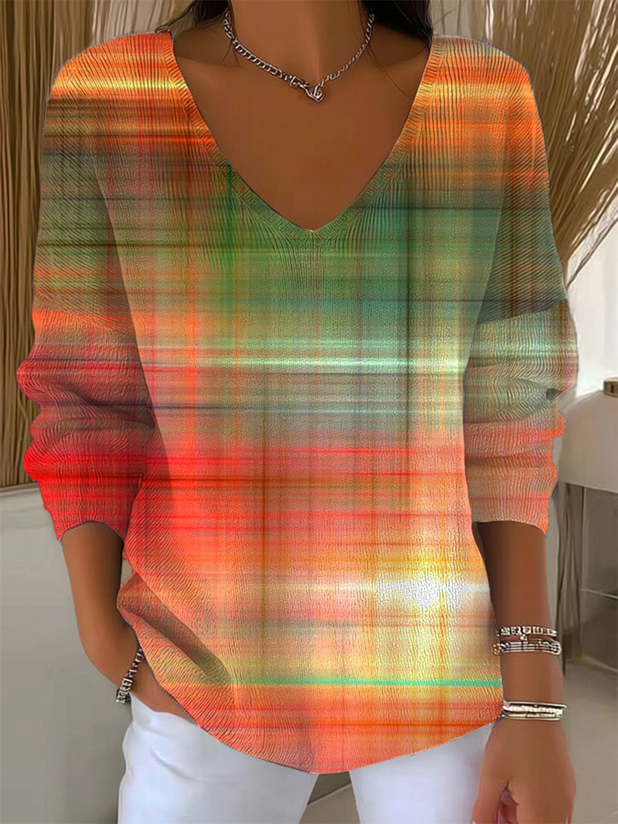 womens-abstract-geometric-vintage-art-print-casual-pullover-sweater-xihp