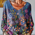 womens-abstract-colorful-floral-painting-art-print-casual-pullover-sweater