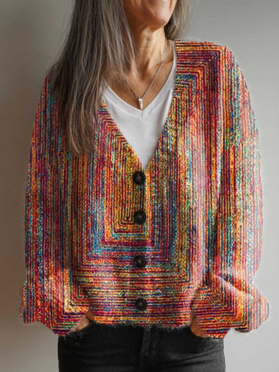 vintage-abstract-geometry-art-print-buttoned-v-neck-cardigan-sweater-8ji0