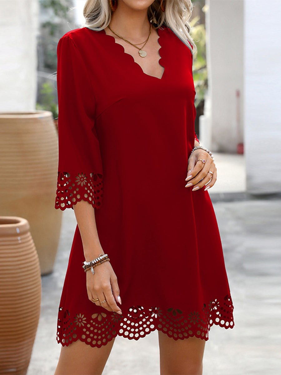 Women's Vacation Burnout Sleeveless A-Line Skirt