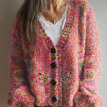 vintage-flower-art-print-buttoned-v-neck-cardigan-sweater-eu0u