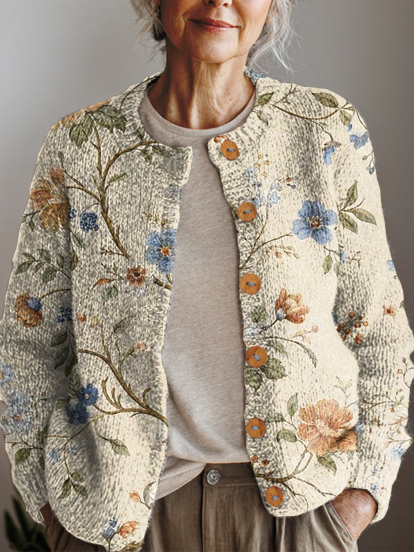 womens-retro-art-flowers-print-buttoned-cardigan-sweater-1f8x