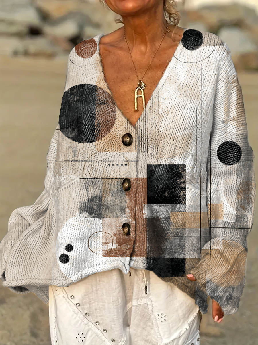 womens-geometric-pattern-art-print-casual-pullover-sweater-mrur