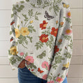 womens-retro-artistic-flowers-print-knit-turtleneck-pullover-sweater