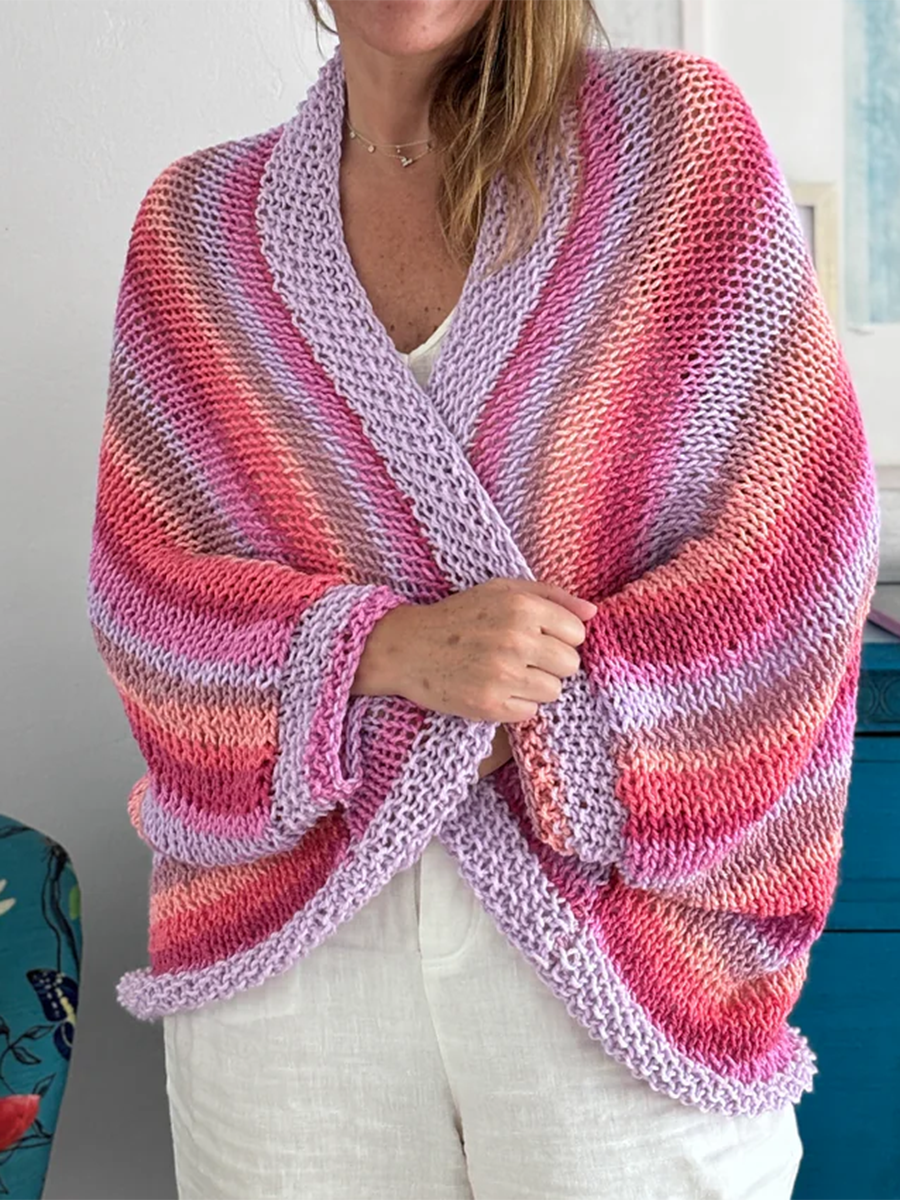 womens-rainbow-knitted-cardigan-sweater