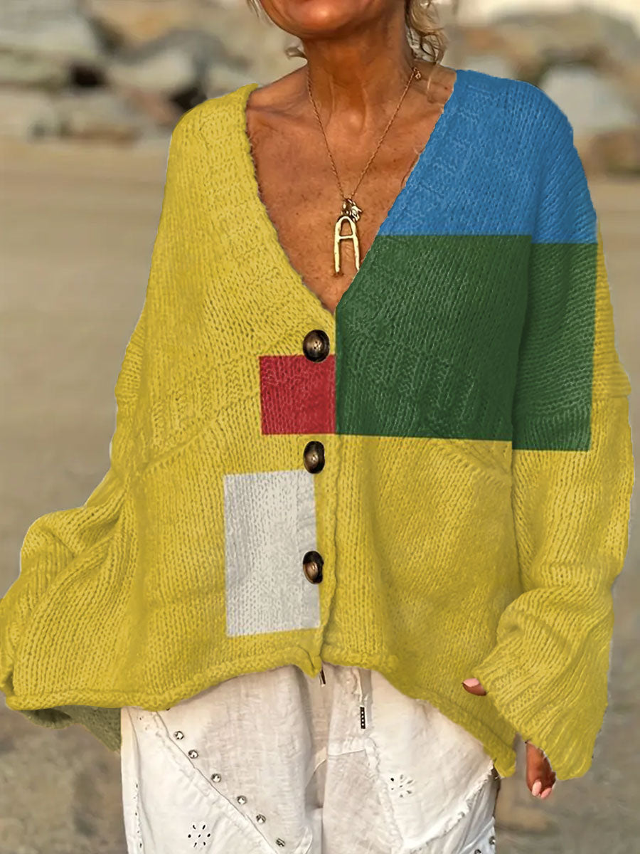 womens-vintage-abstract-geometric-art-print-casual-pullover-sweater-ppul