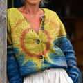 beautiful-sun-rising-painting-art-print-buttoned-cardigan-sweater