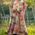 Women's Retro Flowers Pattern Colors Art Casual Print Dress