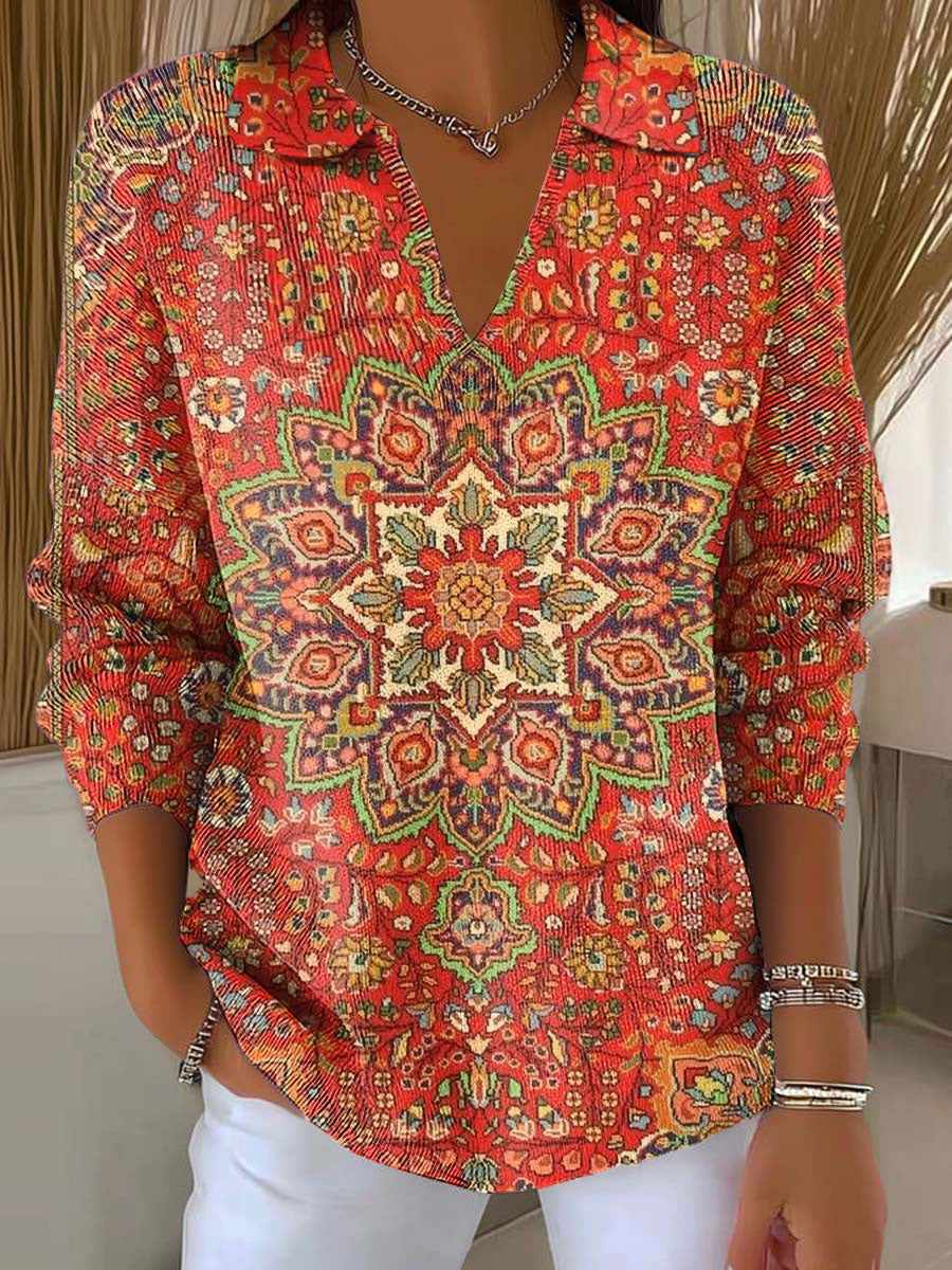 womens-vintage-flower-art-printed-casual-hooded-button-sweater-aiv2