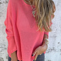 Women's Knitted See-through Sweater