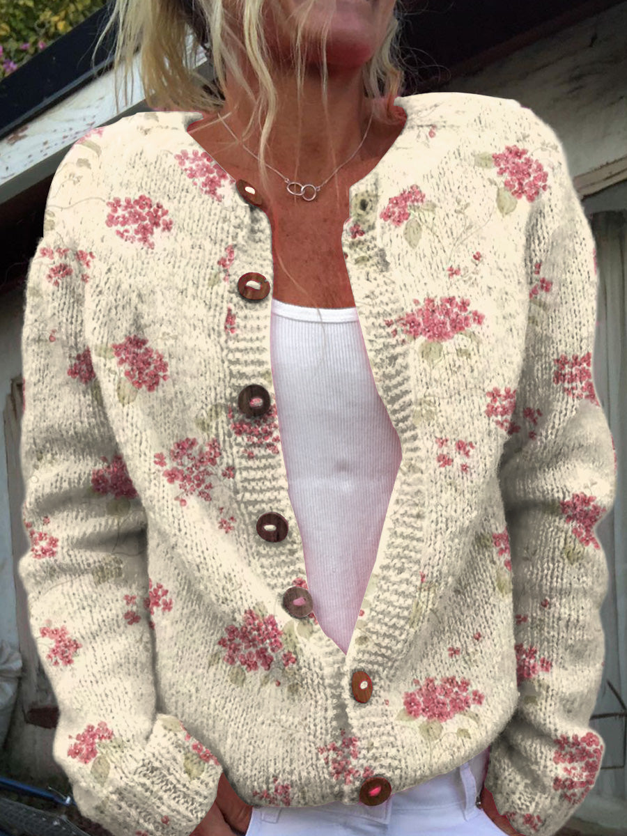 womens-vintage-floral-art-print-buttoned-cardigan-sweater-9tfb