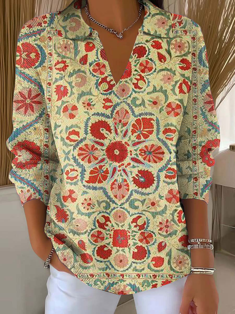 womens-vintage-flower-art-printed-casual-hooded-button-sweater-4gib