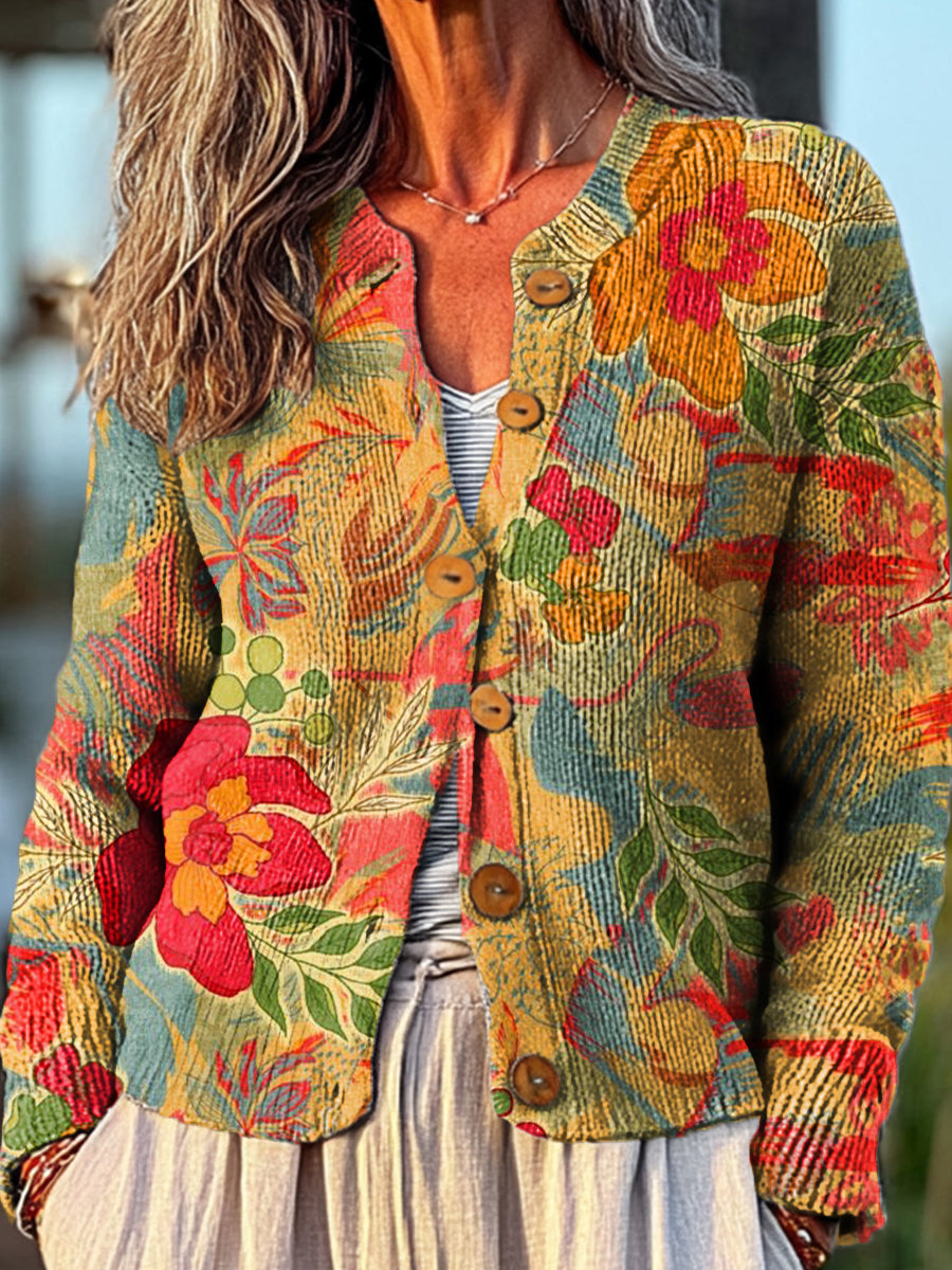 beautiful-colorful-floral-painting-art-print-buttoned-cardigan-sweater-73cp