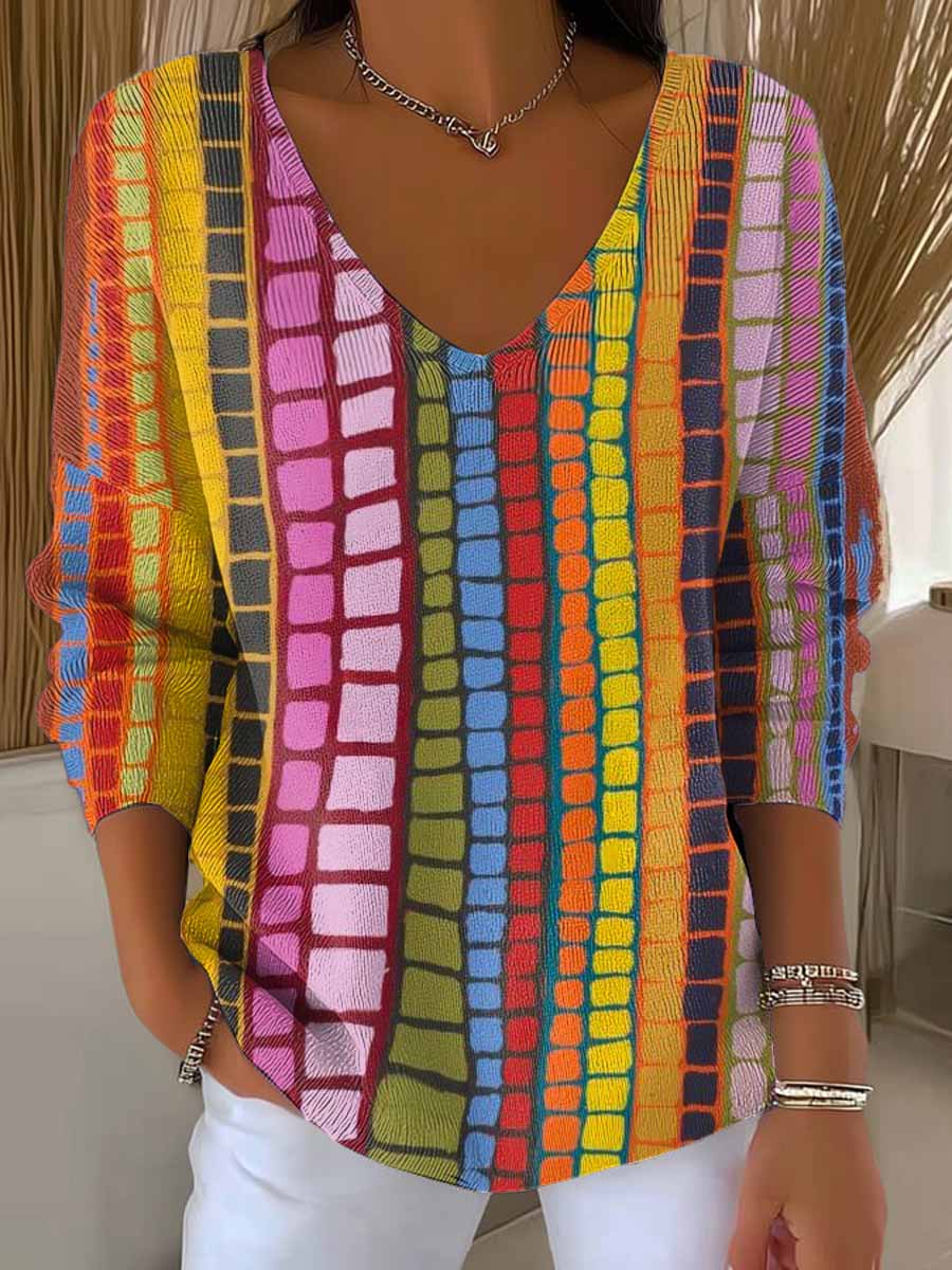 womens-abstract-pattern-art-print-casual-pullover-sweater-j6mp