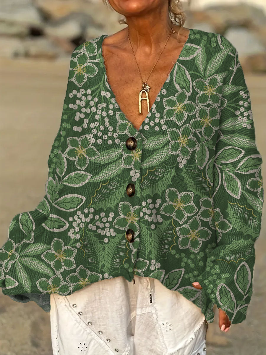 womens-vintage-flower-art-print-casual-pullover-sweater-p9ty