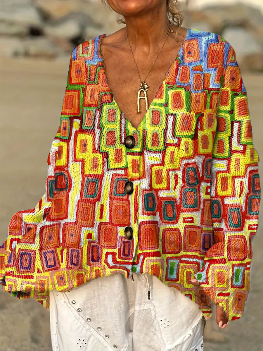 womens-geometric-pattern-art-print-casual-pullover-sweater-1s84