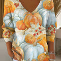 womens-autumn-pumpkin-painting-art-print-casual-pullover-sweater-q536