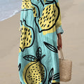 Women's Lemon Pattern  Art Print Dress