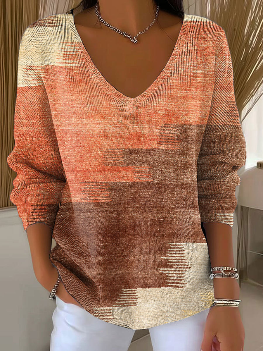 womens-autumn-gradient-striped-casual-pullover-sweater-sik5