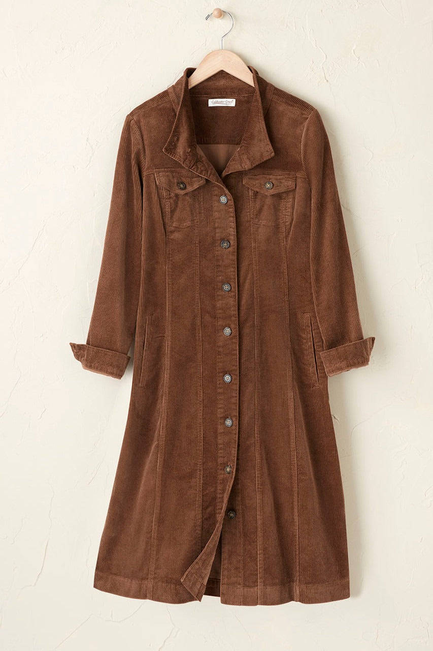 Corduroy Shirtdress