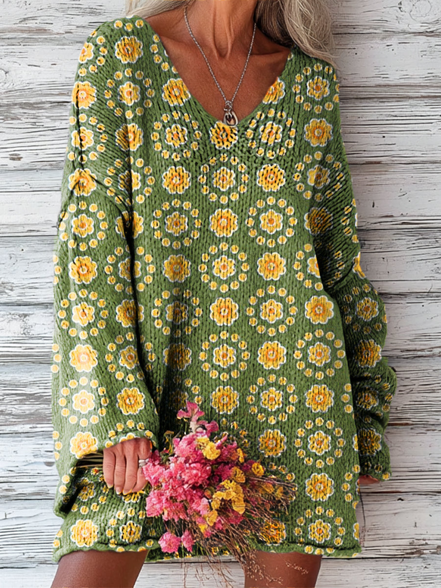 womens-vintage-ethnic-geometric-floral-art-print-casual-pullover-sweater-58xz