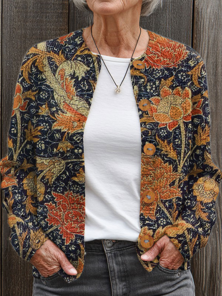 vintage-flower-art-print-buttoned-cardigan-sweater-p0b8