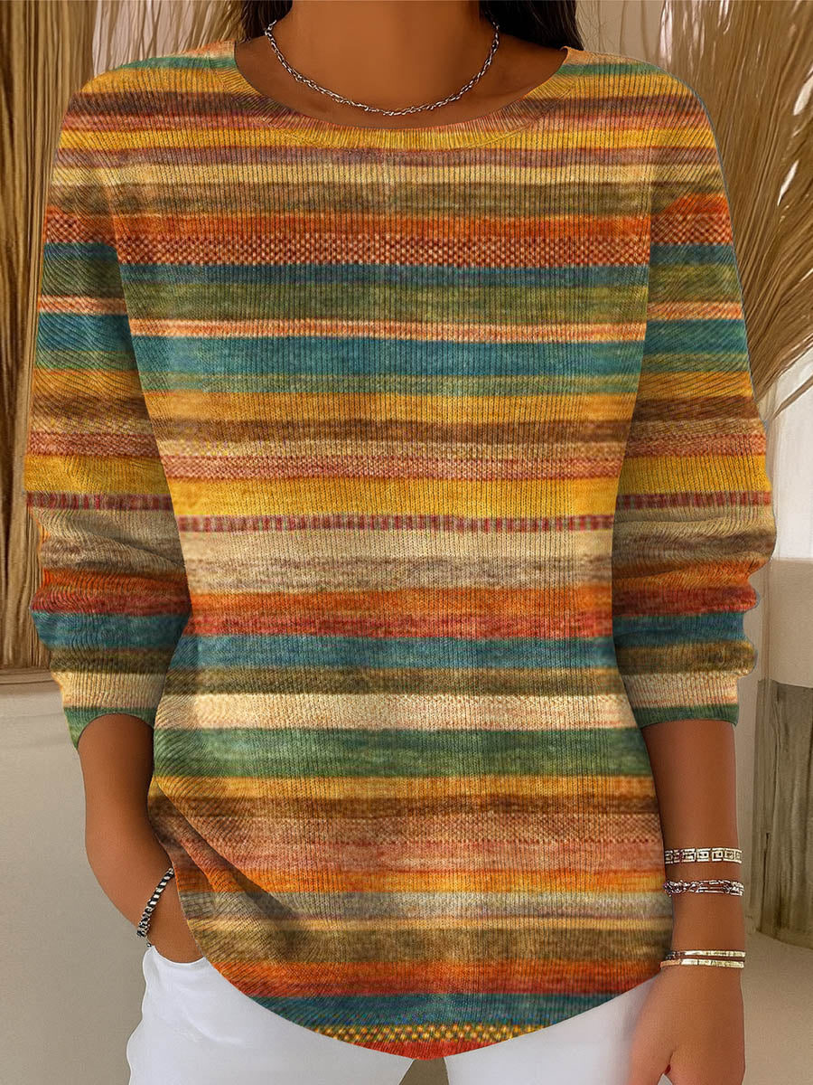 womens-gradient-pattern-art-print-casual-pullover-sweater-9hq8