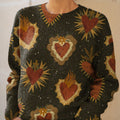 womens-retro-art-love-print-knit-pullover-sweater
