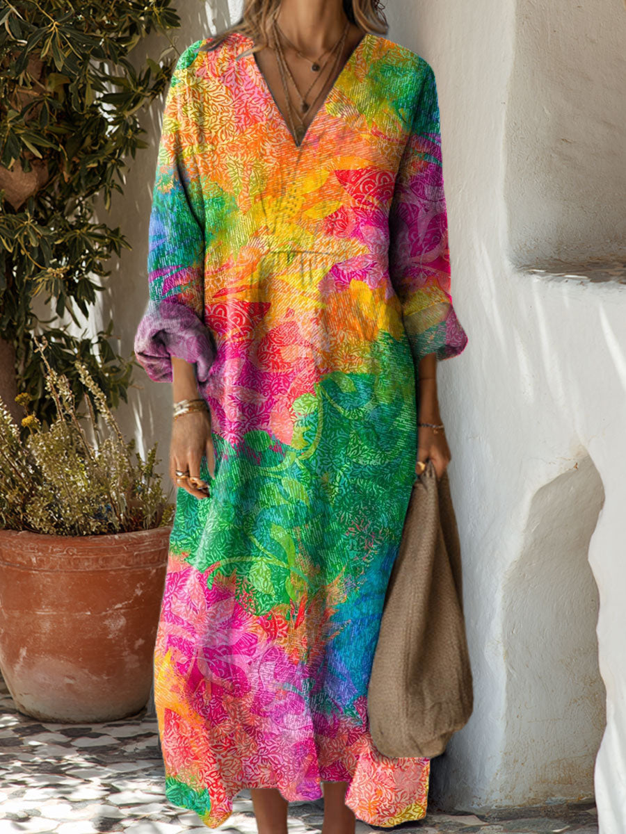 Women's Flowers Floral Art Casual Print Dress