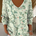 womens-vintage-floral-art-print-casual-pullover-sweater-k3v3