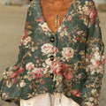 womens-vintage-floral-pattern-art-print-casual-pullover-sweater-87kh