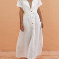 Women's Cotton Shirt Dress