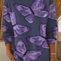 womens-purple-butterfly-print-casual-pullover-sweater