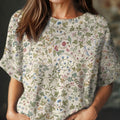 womens-vintage-floral-art-print-casual-crew-neck-short-sleeve-knitted-sweater-wh74