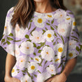 womens-vintage-floral-art-print-casual-crew-neck-short-sleeve-knitted-sweater-bjgj
