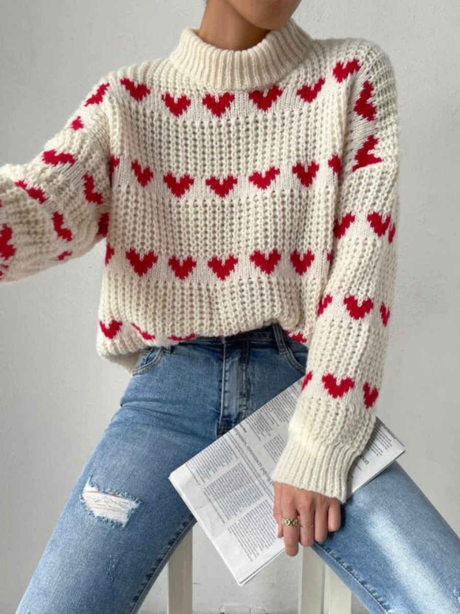 womens-loose-heart-pullover-sweater