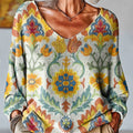 womens-vintage-ethnic-geometric-floral-art-print-casual-pullover-sweater-jf6q