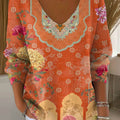 womens-vintage-floral-art-print-casual-pullover-sweater-4mbg