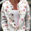 womens-vintage-artistic-flowers-print-buttoned-cardigan-sweater-iz37