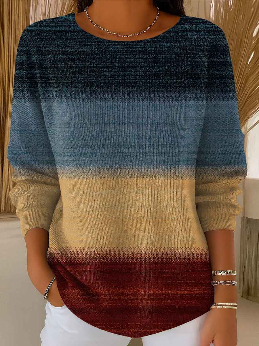 womens-gradient-striped-casual-pullover-sweater-eboq