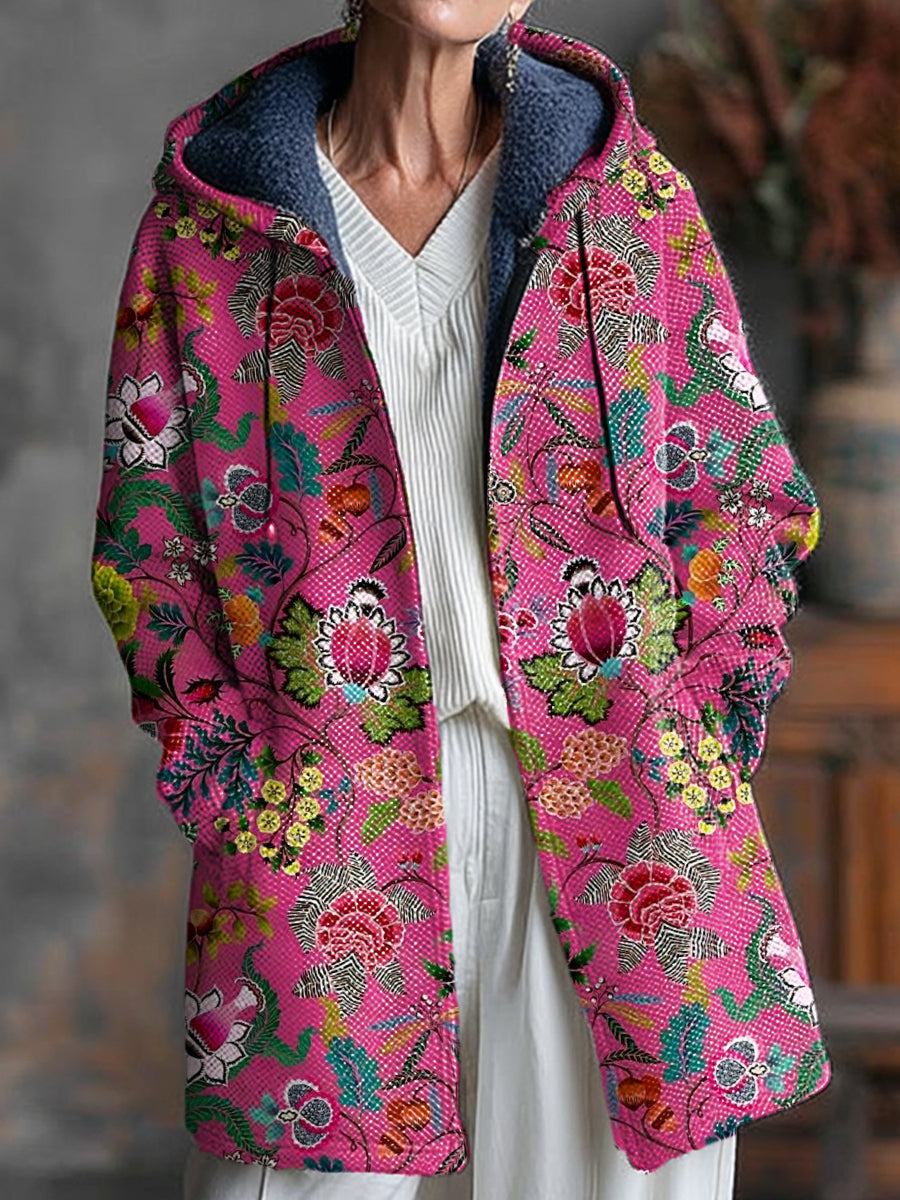 vintage-ethnic-floral-art-print-unisex-plush-thick-long-sleeved-sweater-cardigan-coat