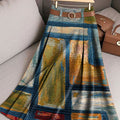 Women's Retro Pattern Casual Print Cotton Skirt
