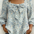 Women's Floral Art Print Casual Stylish Cotton Shirt