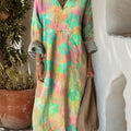 Women's Flowers Floral Art Casual Print Dress