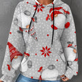Autumn/Winter Women's Essential Creative Printed Long Sleeve Hooded Sweatshirt