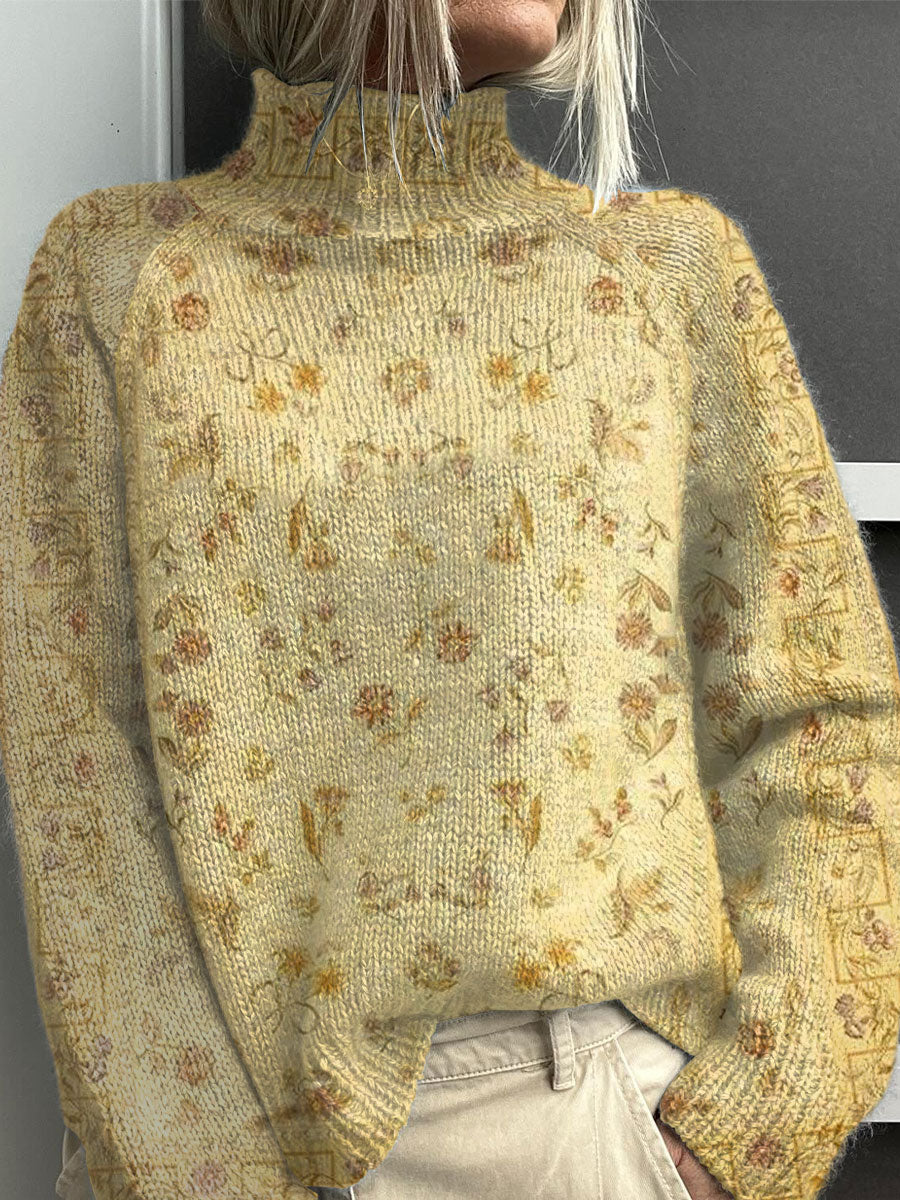 vintage-floral-symmetry-art-print-knit-turtleneck-pullover-sweater-fiet