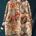 womens-vintage-leaf-pattern-art-print-casual-pullover-knit-sweater