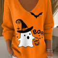 womens-happy-halloween-painting-art-print-casual-pullover-sweater