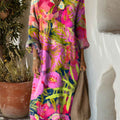 Women's Bright Flowers Art Print Dress